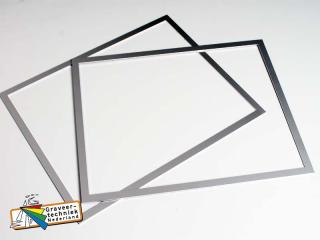 Aluminium lijst gefreesd, alle afmetingen mogelijk